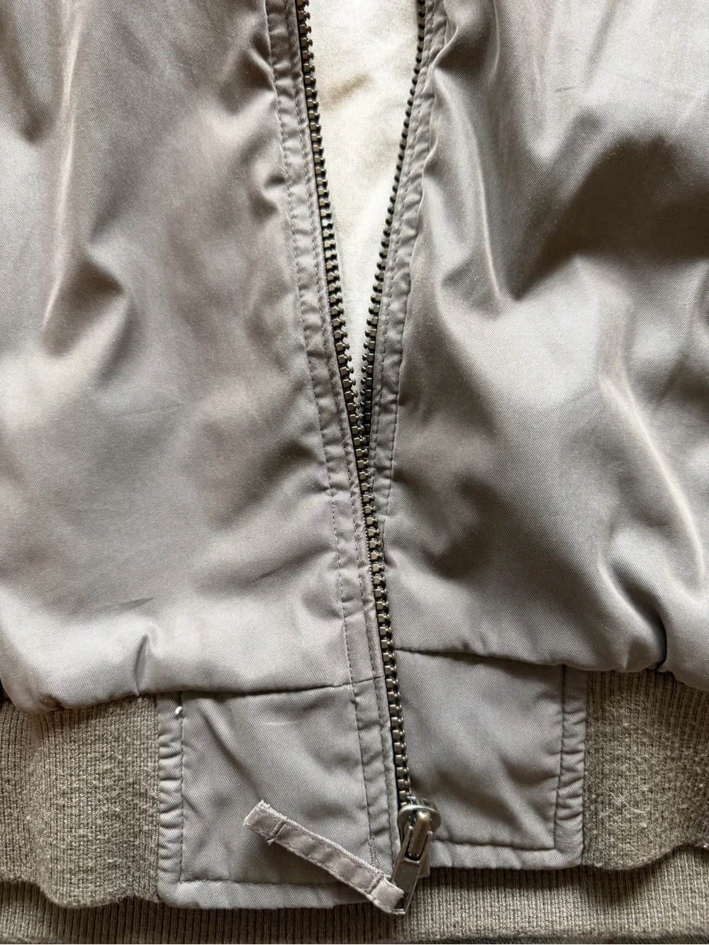 St. John's Bay Tan Bomber Jacket
